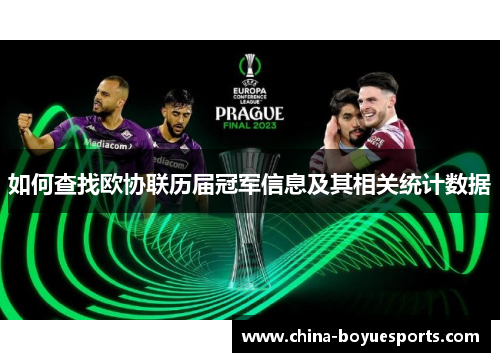 如何查找欧协联历届冠军信息及其相关统计数据